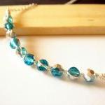 Half Silver Plated Aquamari..