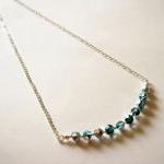 Half Silver Plated Aquamari..